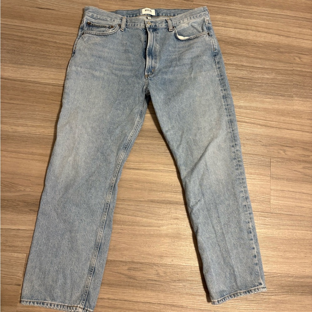 Citizens of Humanity Sabine High rise straight leg Blue Denim Jeans size 34